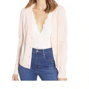 Leith | pink cardigan | size XS